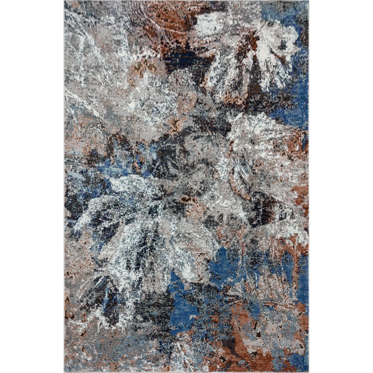Americana Dreams Abstract Revolution Area Rug - Silo view