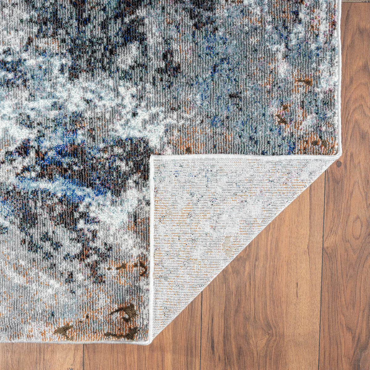 Americana Dreams Abstract Revolution Area Rug - close-up detail