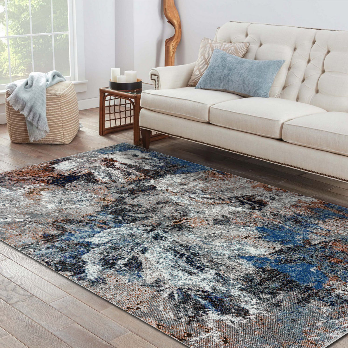 Americana Dreams Abstract Revolution Area Rug - lifestyle view 2