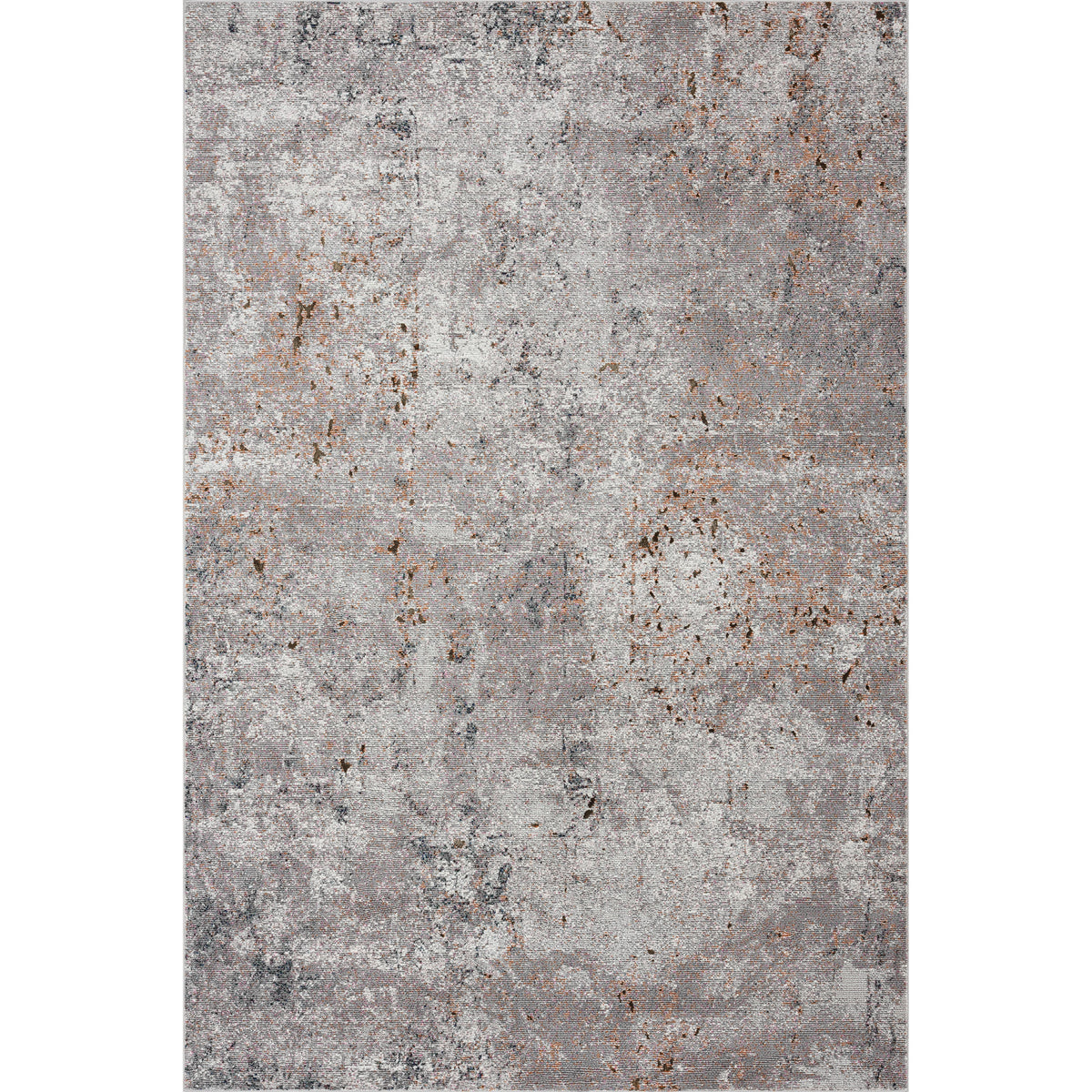 Modern Specks of Color Revolution Area Rug - Silo view