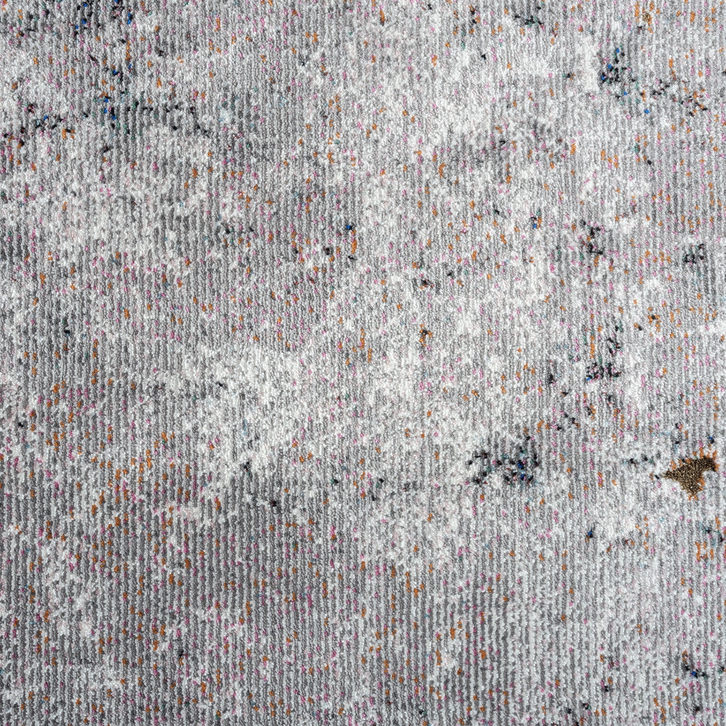 REVOL-81804 Modern/Contemporary Machine Made Gray/Cream/Rust/Pink Poly Blend Indoor Area Rugs - LR Home
