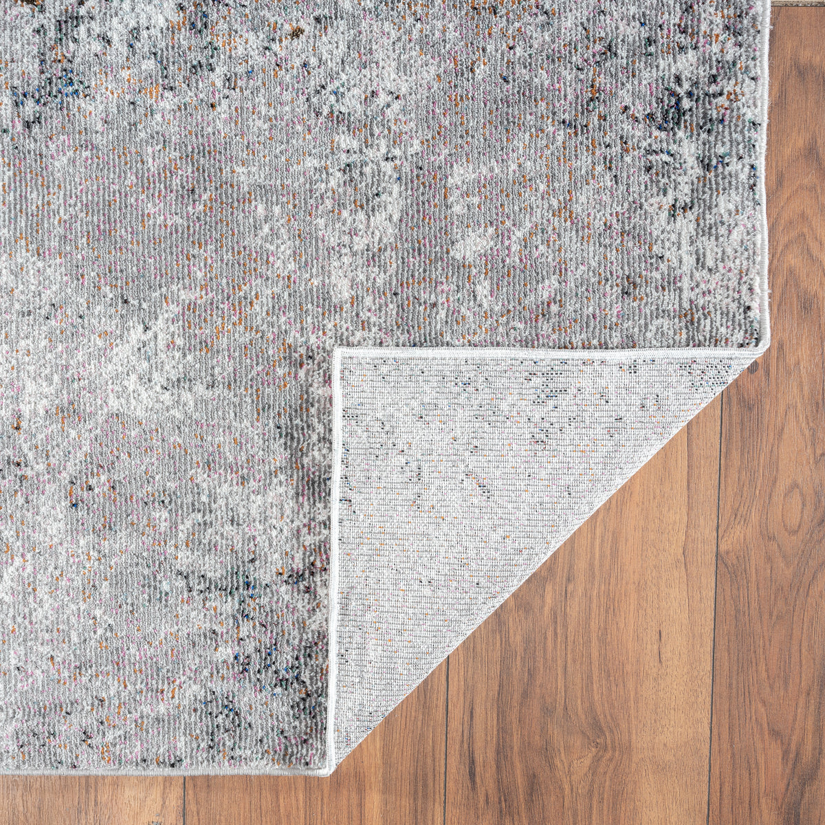 Modern Specks of Color Revolution Area Rug - close-up detail