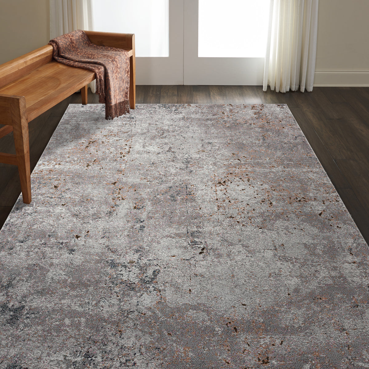Modern Specks of Color Revolution Area Rug - lifestyle view 2