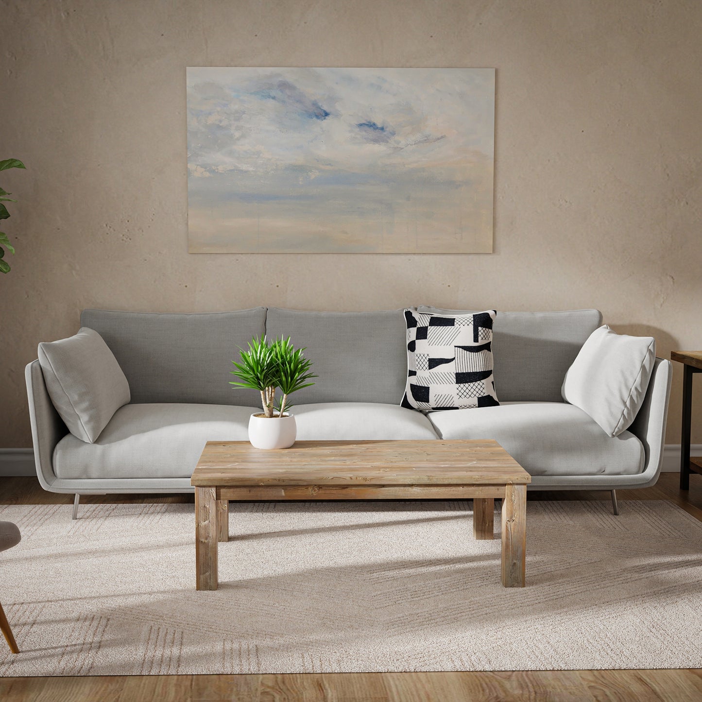 Rio RIO692 Ivory Hand-Tufted Rug - Rizzy