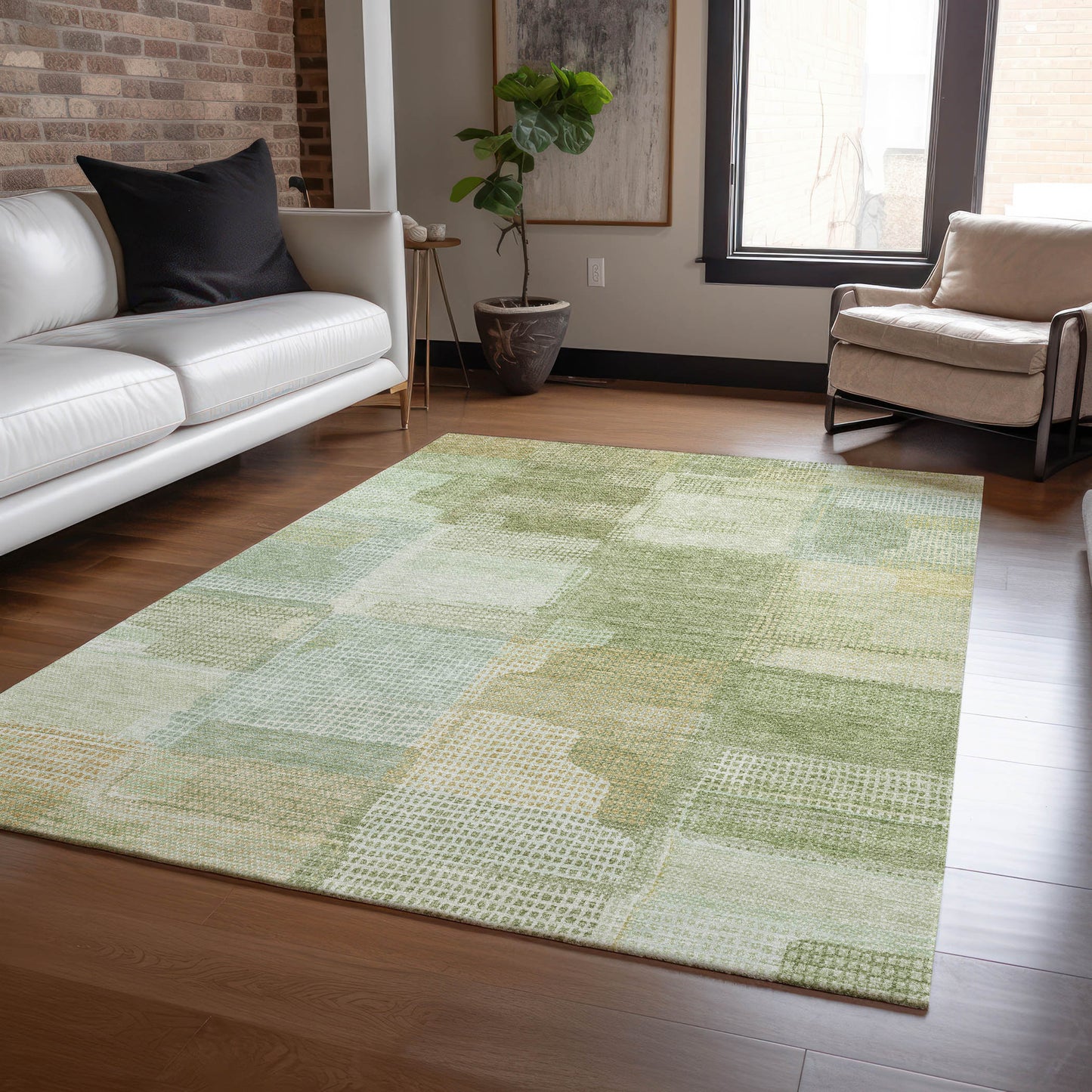 Machine Made Ravenna RN10 Green - Dalyn Rugs
