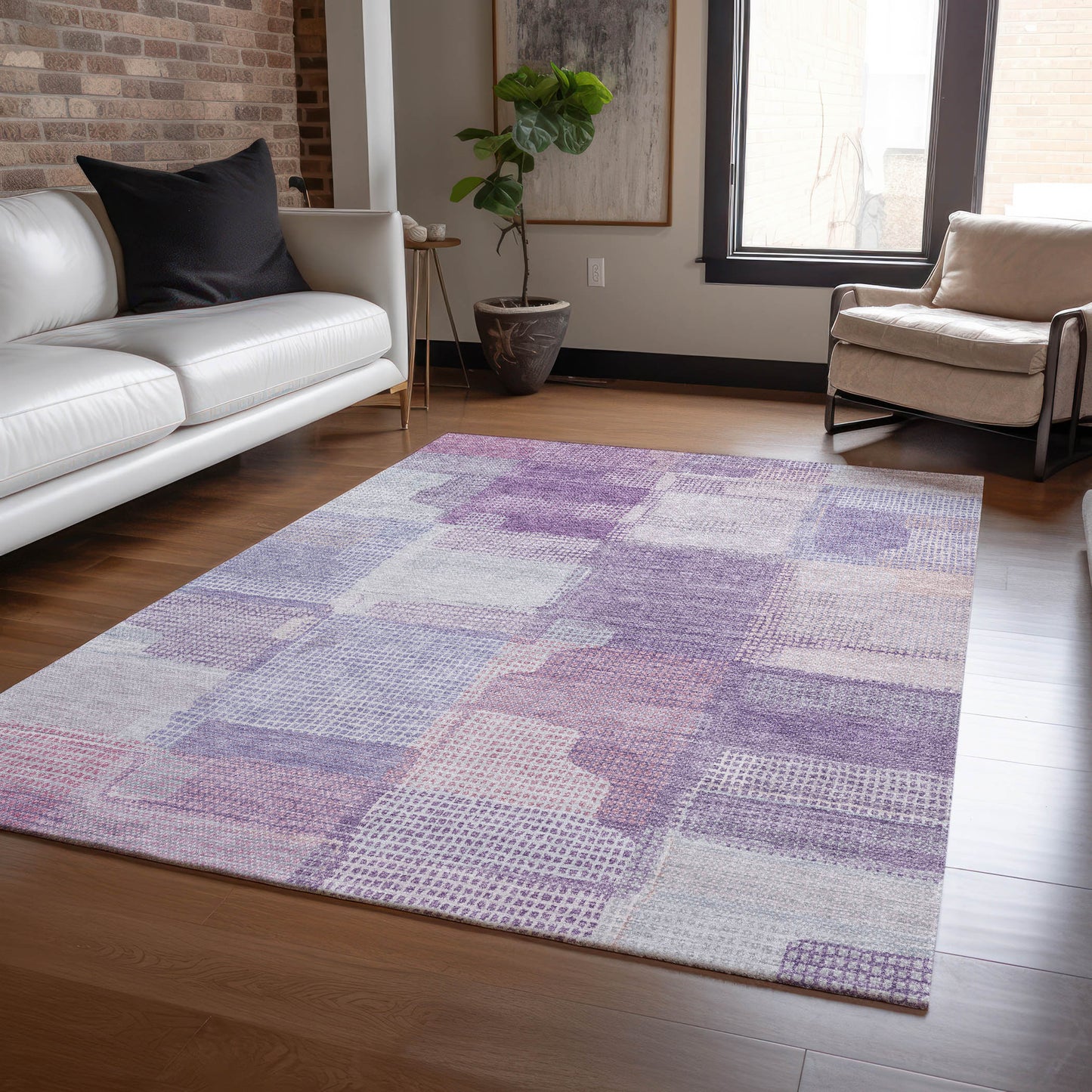 Machine Made Ravenna RN10 Lavender - Dalyn Rugs