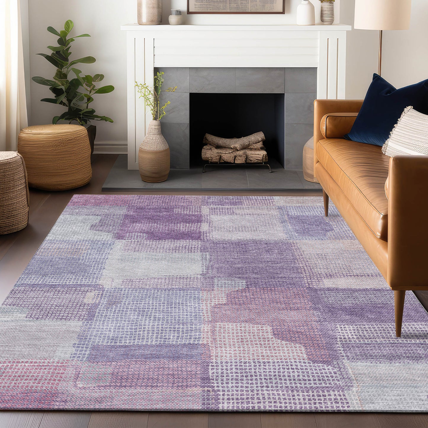 Machine Made Ravenna RN10 Lavender - Dalyn Rugs