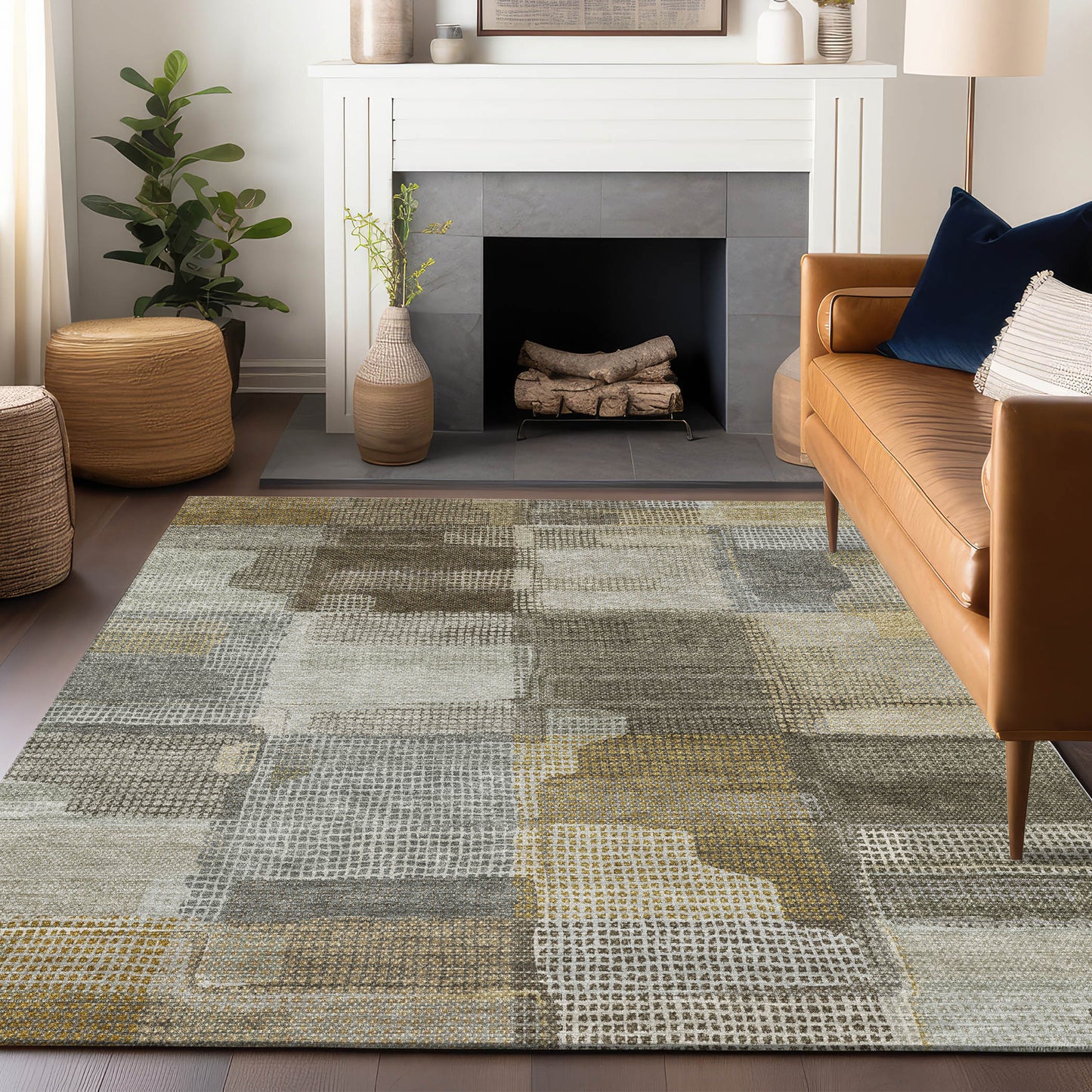 Machine Made Ravenna RN10 Taupe - Dalyn Rugs