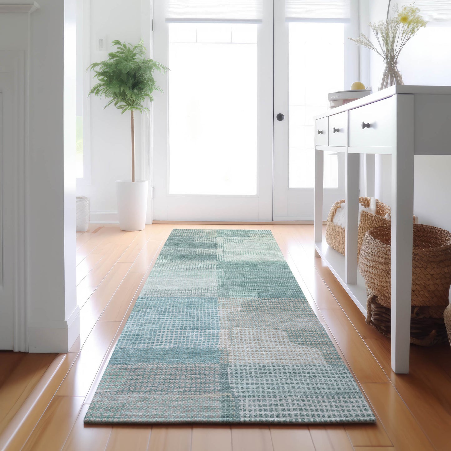 Machine Made Ravenna RN10 Teal - Dalyn Rugs