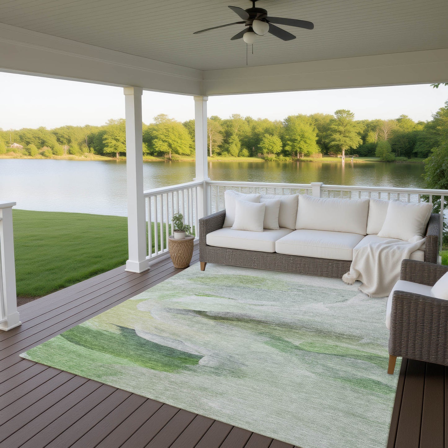 Machine Made Ravenna RN11 Aloe - Dalyn Rugs
