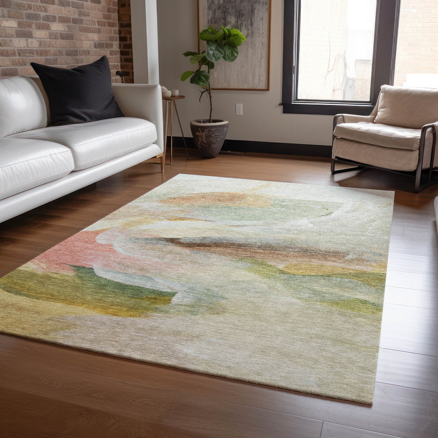 Machine Made Ravenna RN11 Linen - Dalyn Rugs
