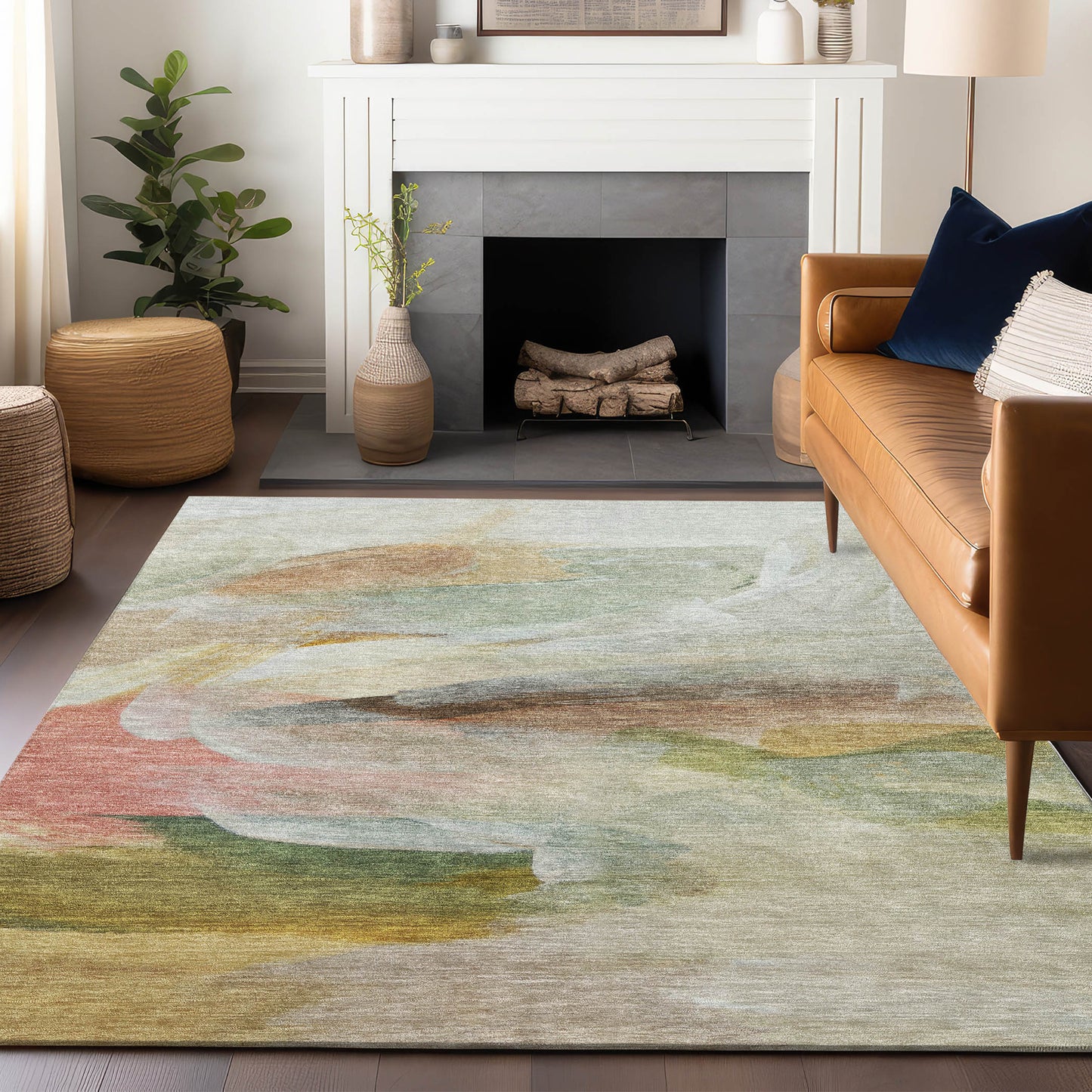 Machine Made Ravenna RN11 Linen - Dalyn Rugs