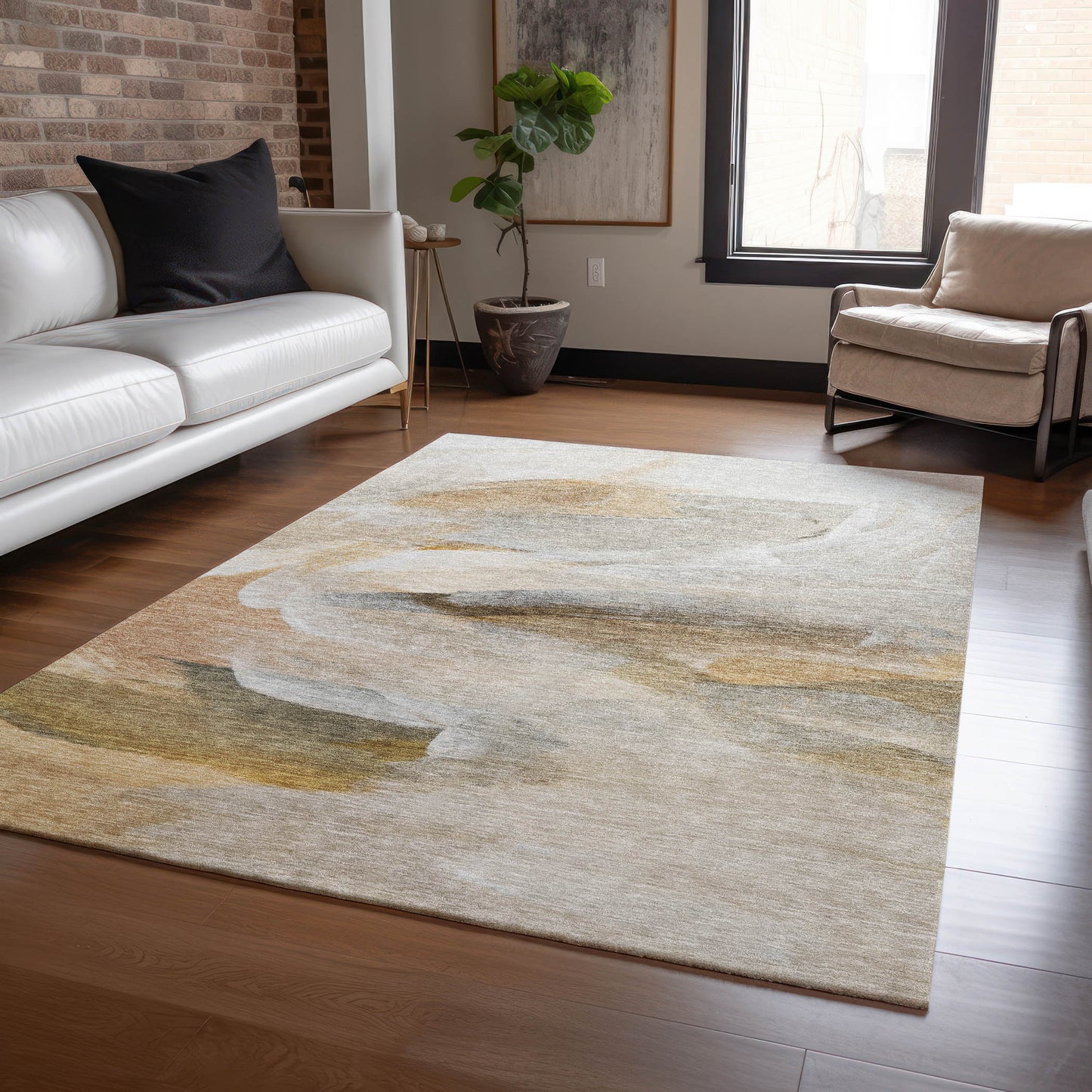 Machine Made Ravenna RN11 Taupe - Dalyn Rugs