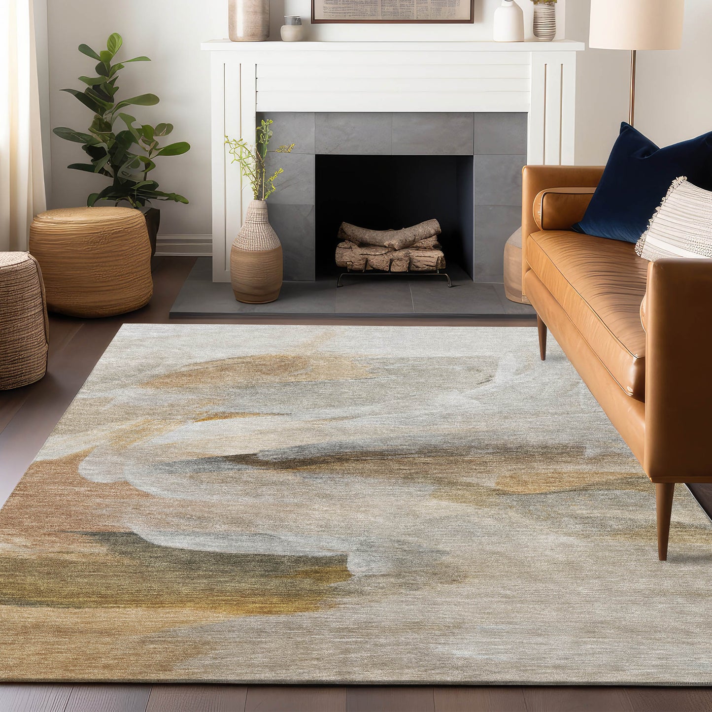 Machine Made Ravenna RN11 Taupe - Dalyn Rugs