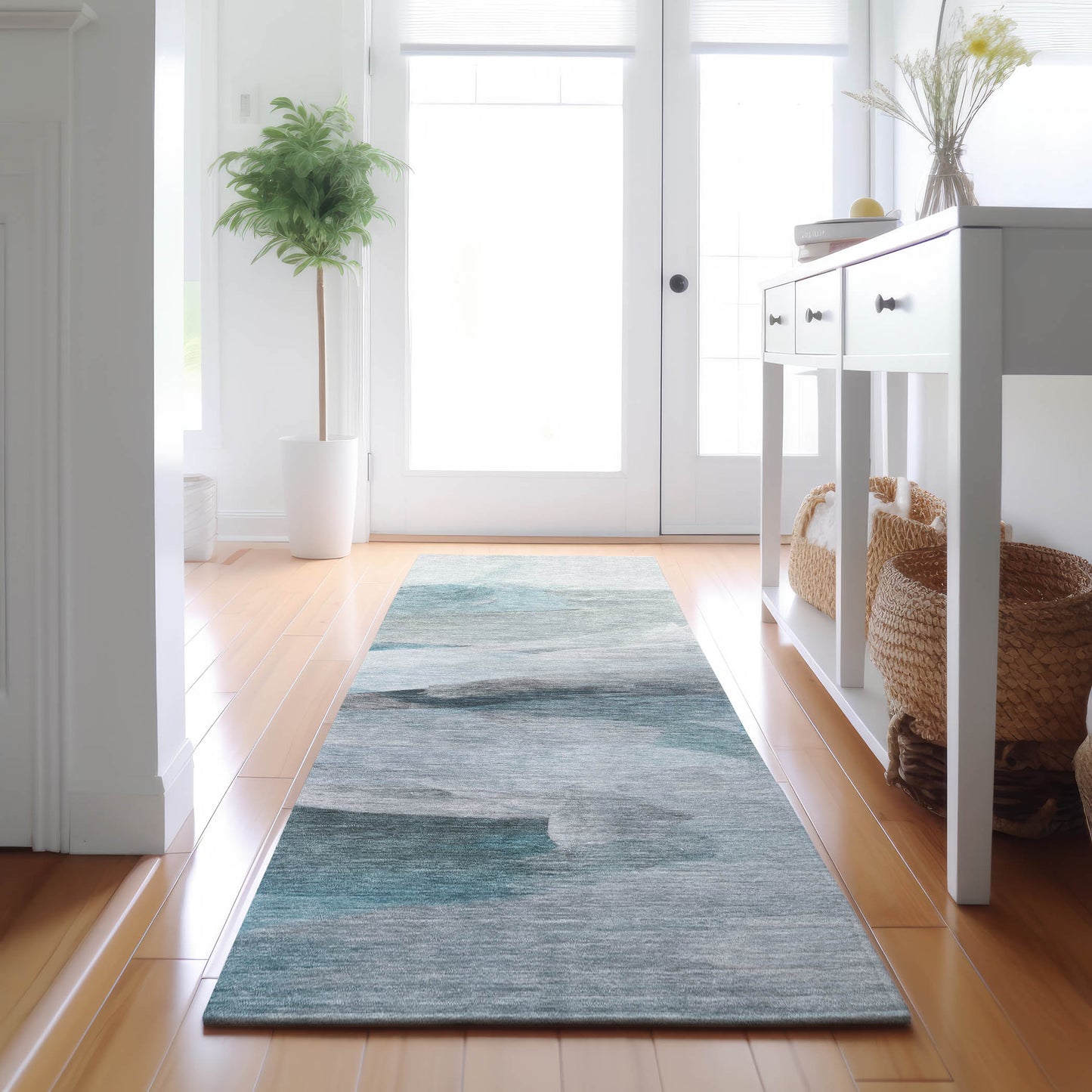 Machine Made Ravenna RN11 Teal - Dalyn Rugs