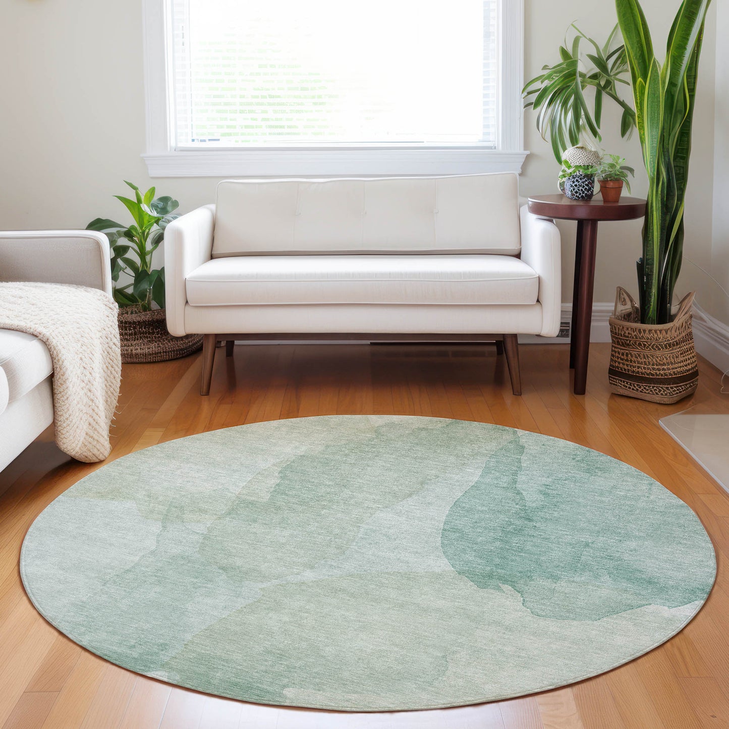Machine Made Ravenna RN12 Aqua - Dalyn Rugs