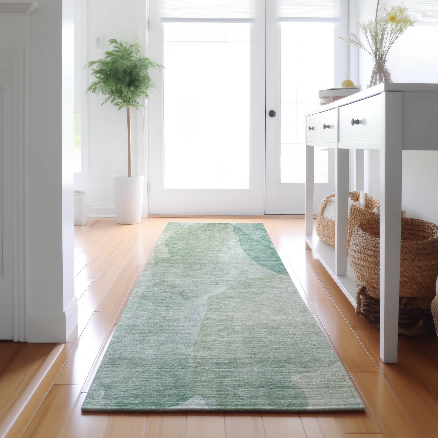 Machine Made Ravenna RN12 Aqua - Dalyn Rugs