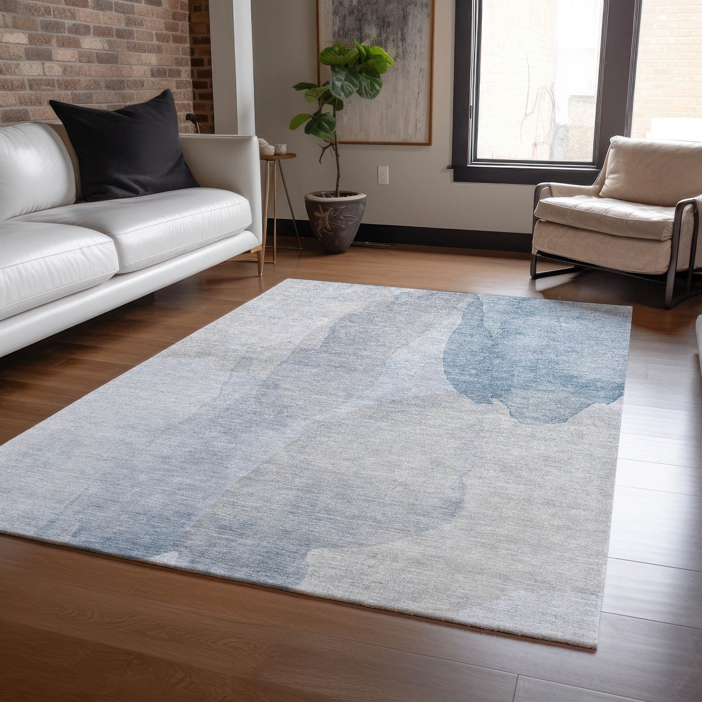 Machine Made Ravenna RN12 Sky - Dalyn Rugs