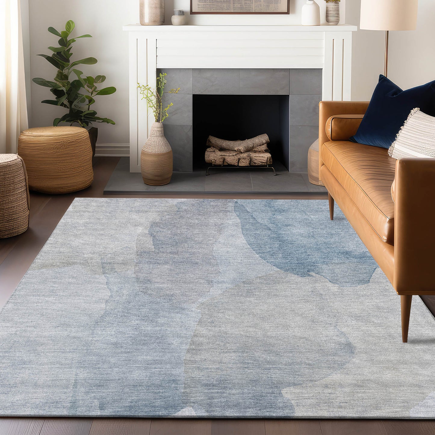 Machine Made Ravenna RN12 Sky - Dalyn Rugs