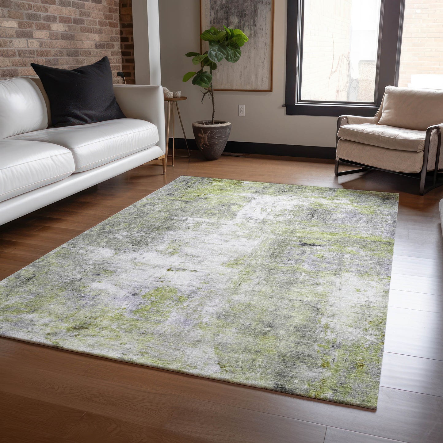 Machine Made Ravenna RN1 Aloe - Dalyn Rugs