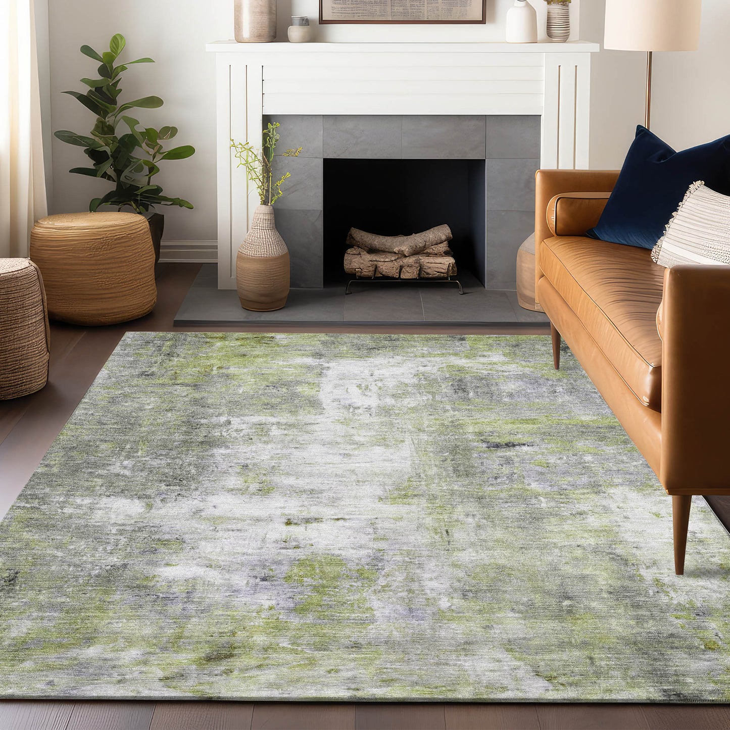 Machine Made Ravenna RN1 Aloe - Dalyn Rugs