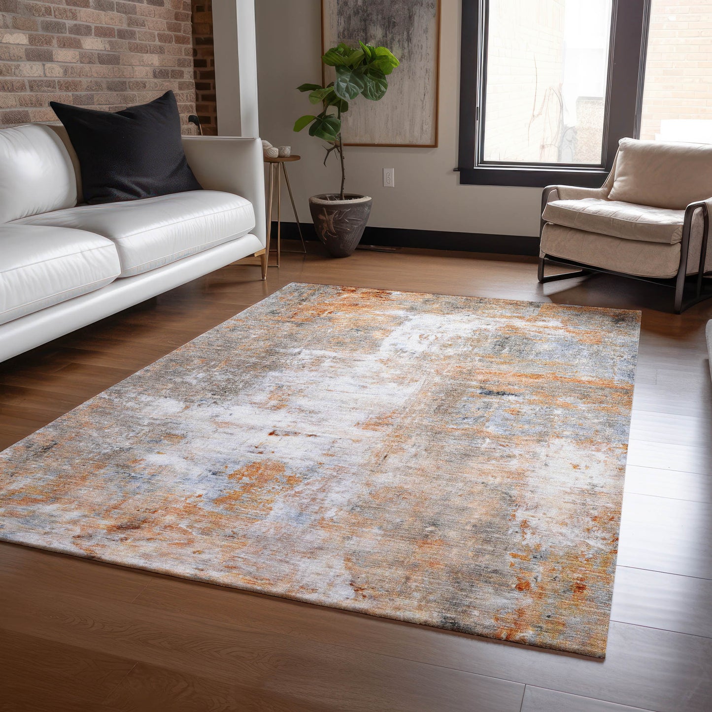 Machine Made Ravenna RN1 Copper - Dalyn Rugs