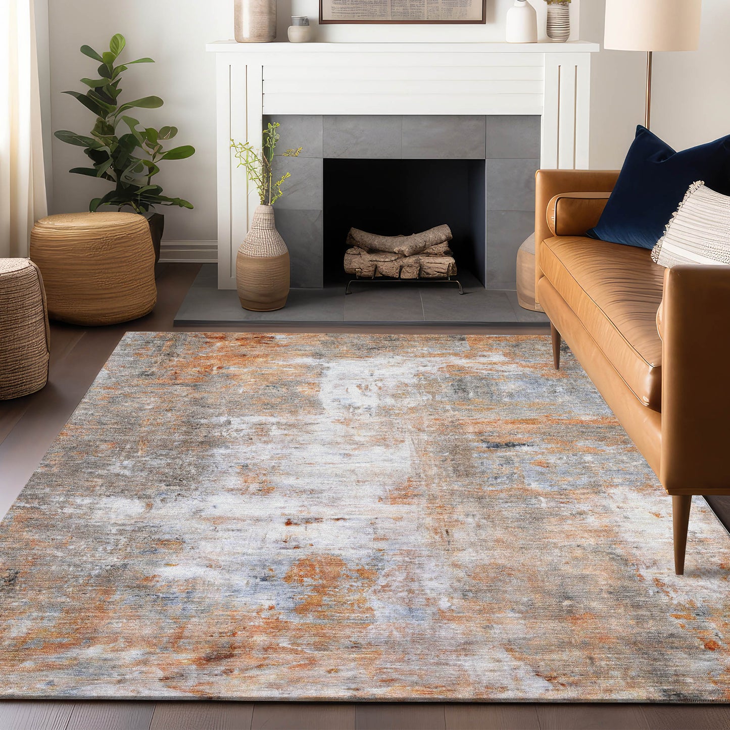 Machine Made Ravenna RN1 Copper - Dalyn Rugs