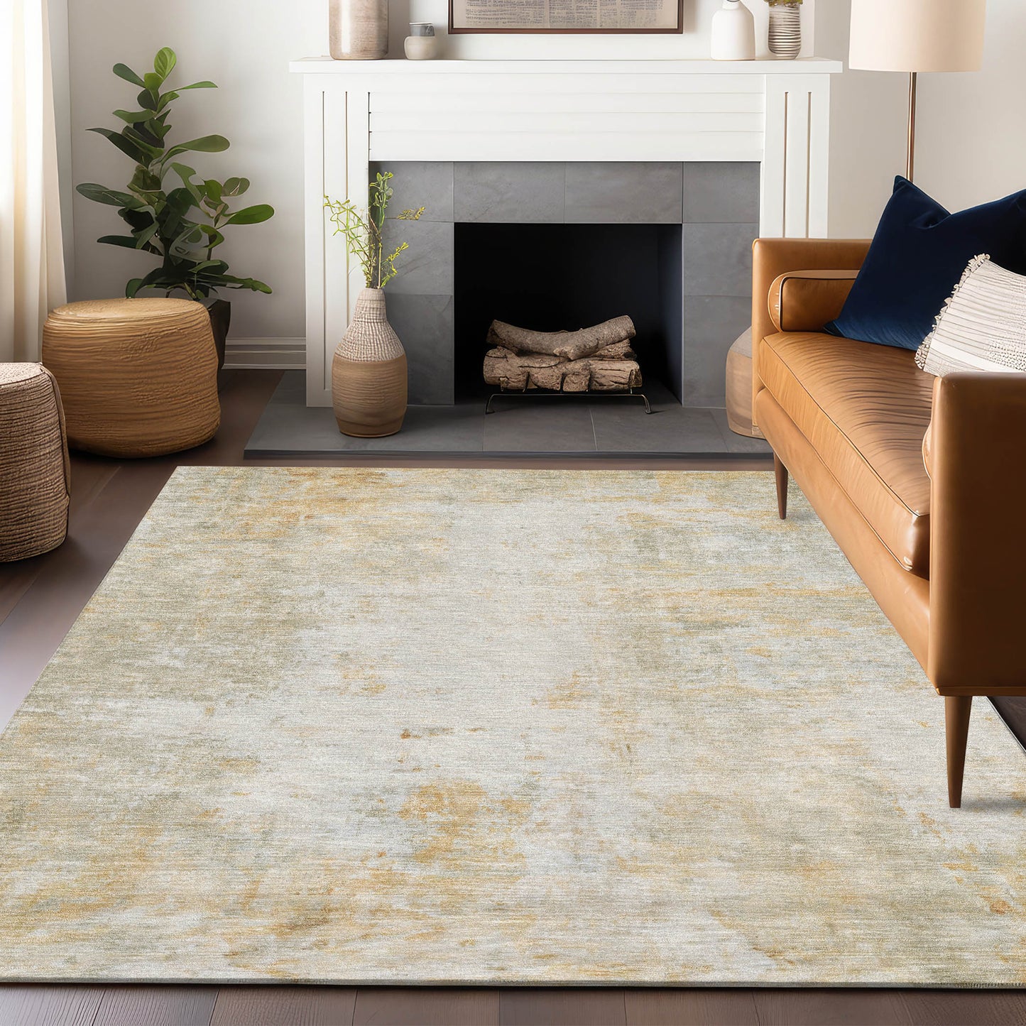 Machine Made Ravenna RN1 Linen - Dalyn Rugs
