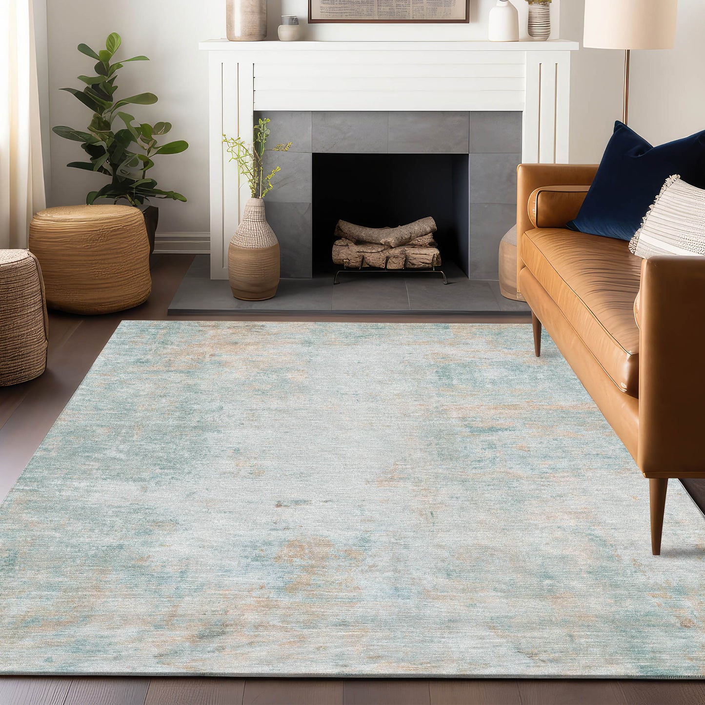 Machine Made Ravenna RN1 Seafoam - Dalyn Rugs