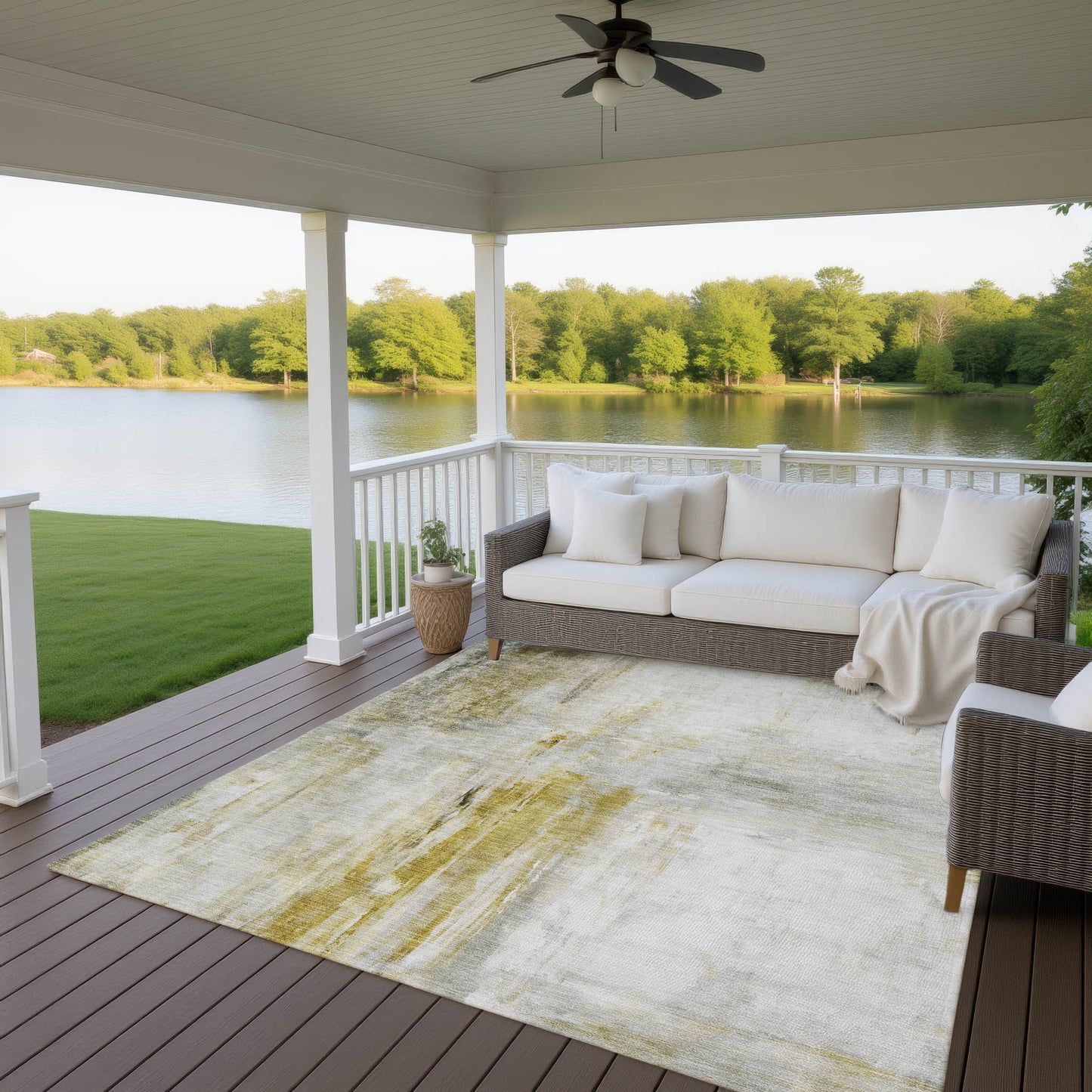 Machine Made Ravenna RN2 Taupe - Dalyn Rugs