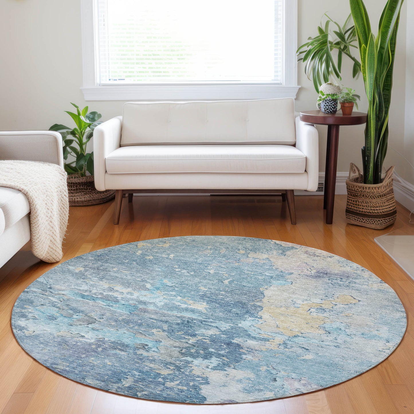 Machine Made Ravenna RN3 Blue - Dalyn Rugs