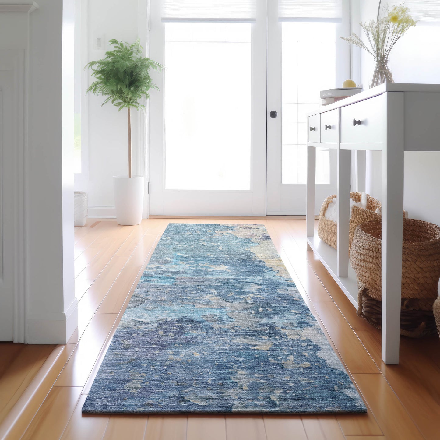 Machine Made Ravenna RN3 Blue - Dalyn Rugs