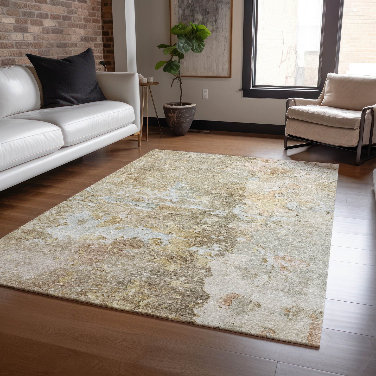 Machine Made Ravenna RN3 Khaki - Dalyn Rugs