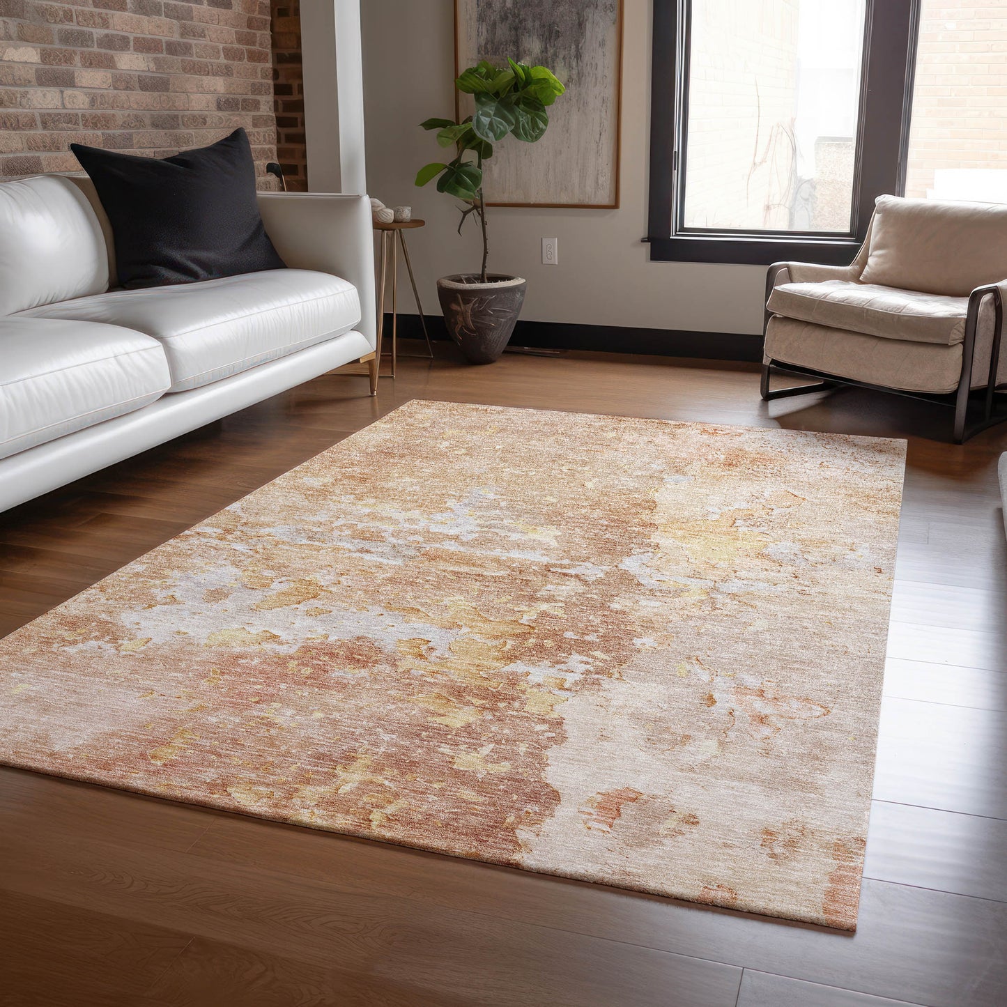 Machine Made Ravenna RN3 Salmon - Dalyn Rugs