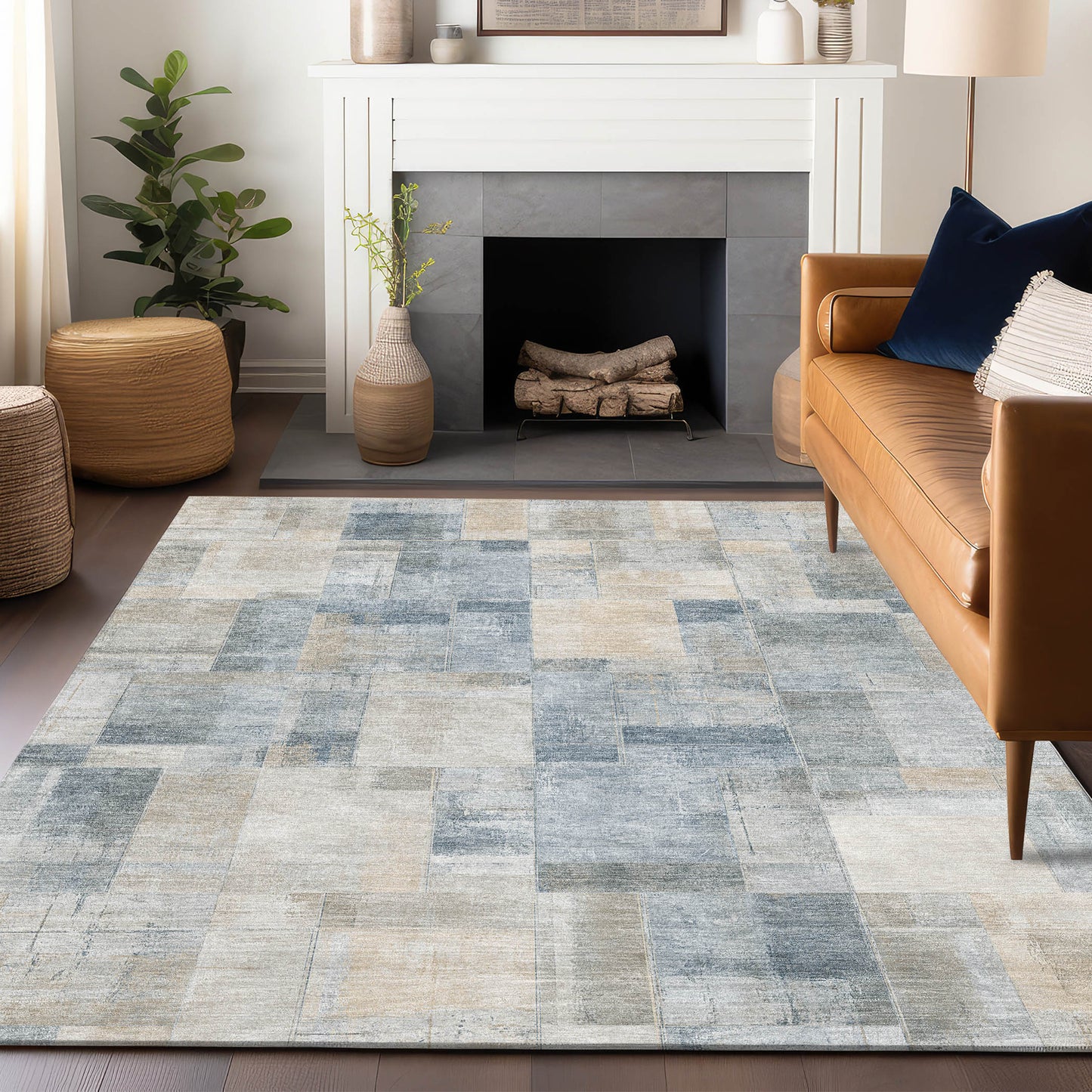 Machine Made Ravenna RN4 Denim - Dalyn Rugs