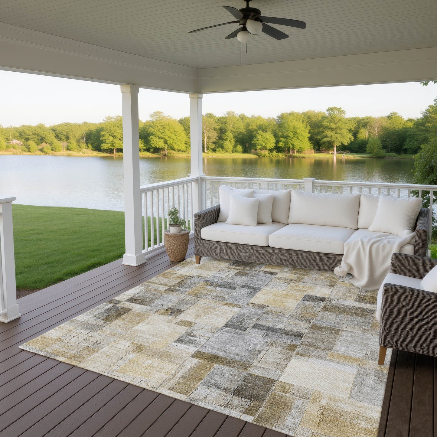 Machine Made Ravenna RN4 Granite - Dalyn Rugs