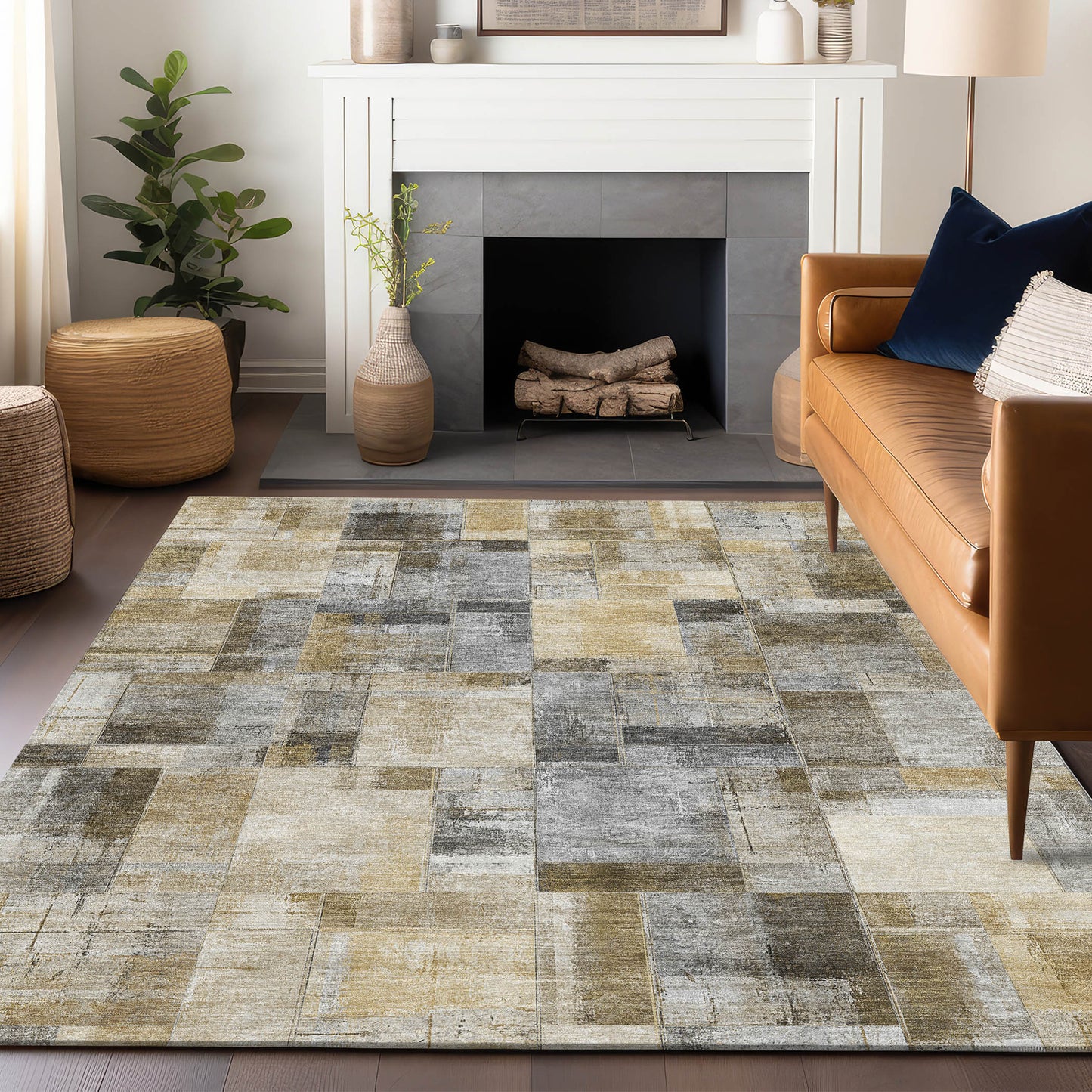 Machine Made Ravenna RN4 Granite - Dalyn Rugs
