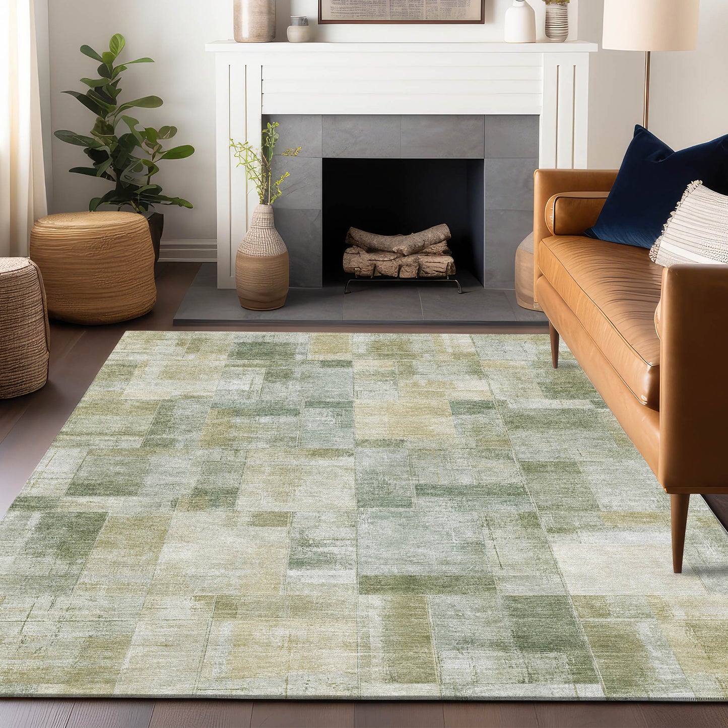 Machine Made Ravenna RN4 Sage - Dalyn Rugs
