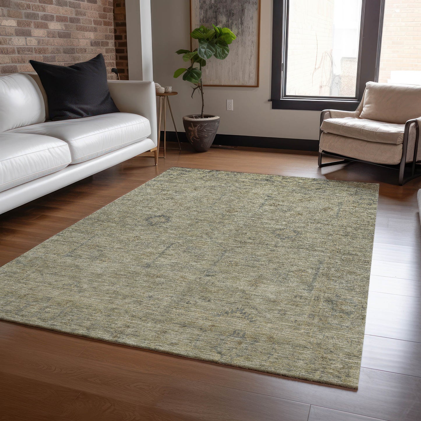 Machine Made Ravenna RN5 Khaki - Dalyn Rugs