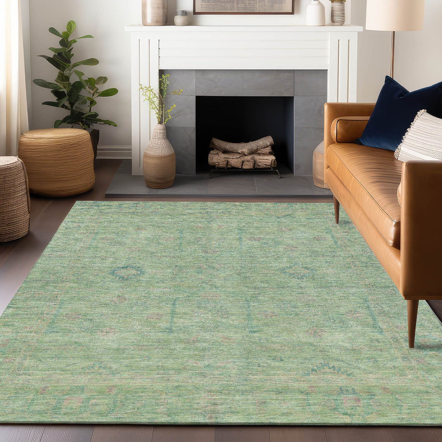 Machine Made Ravenna RN5 Seafoam - Dalyn Rugs