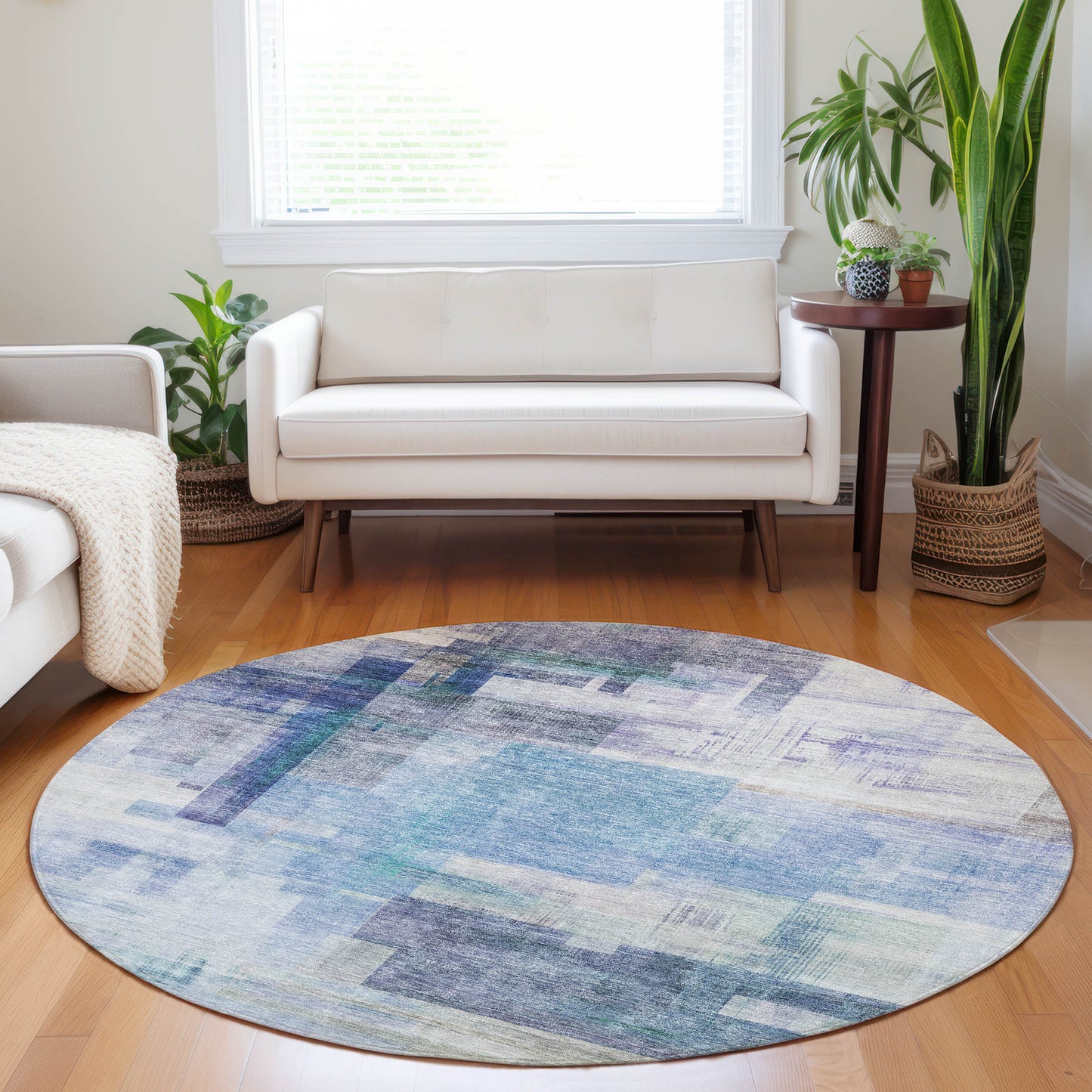 Machine Made Ravenna RN6 Blue - Dalyn Rugs