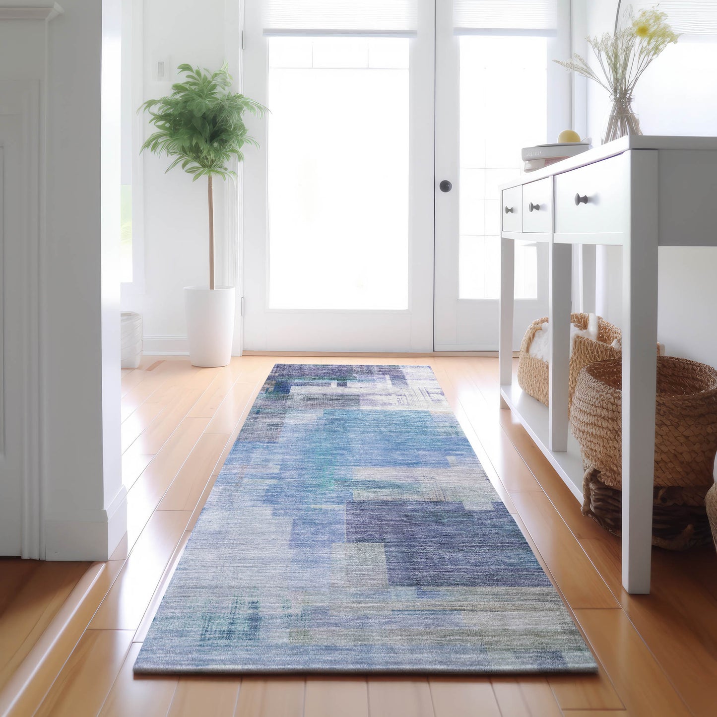 Machine Made Ravenna RN6 Blue - Dalyn Rugs