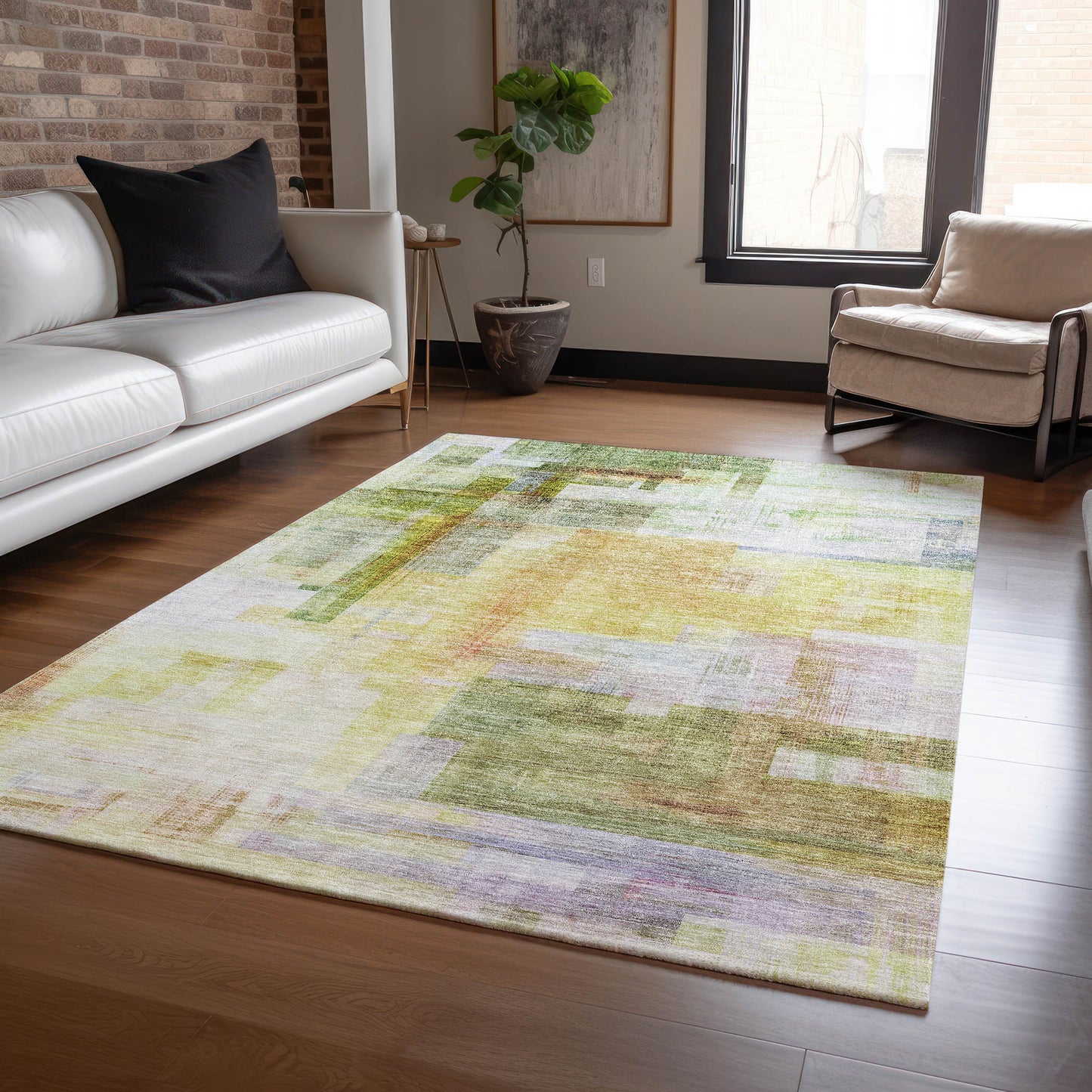 Machine Made Ravenna RN6 Green - Dalyn Rugs