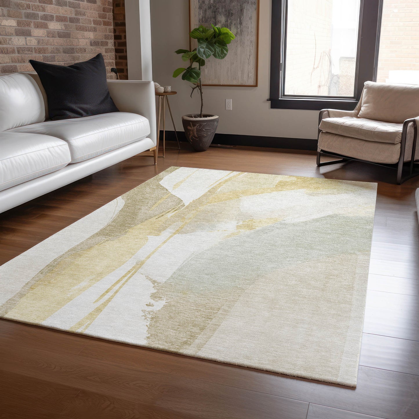 Machine Made Ravenna RN7 Beige - Dalyn Rugs