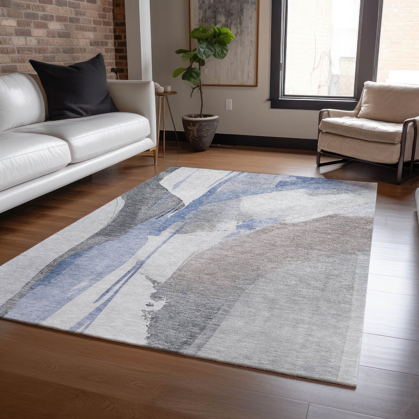 Machine Made Ravenna RN7 Denim - Dalyn Rugs