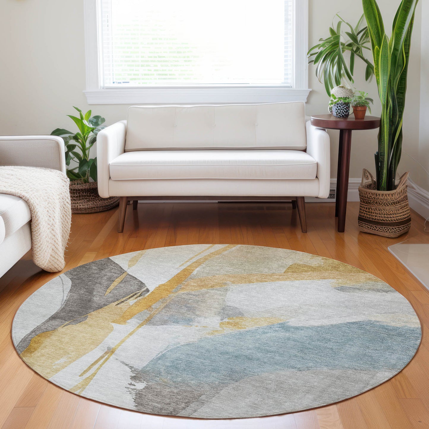 Machine Made Ravenna RN7 Gold - Dalyn Rugs