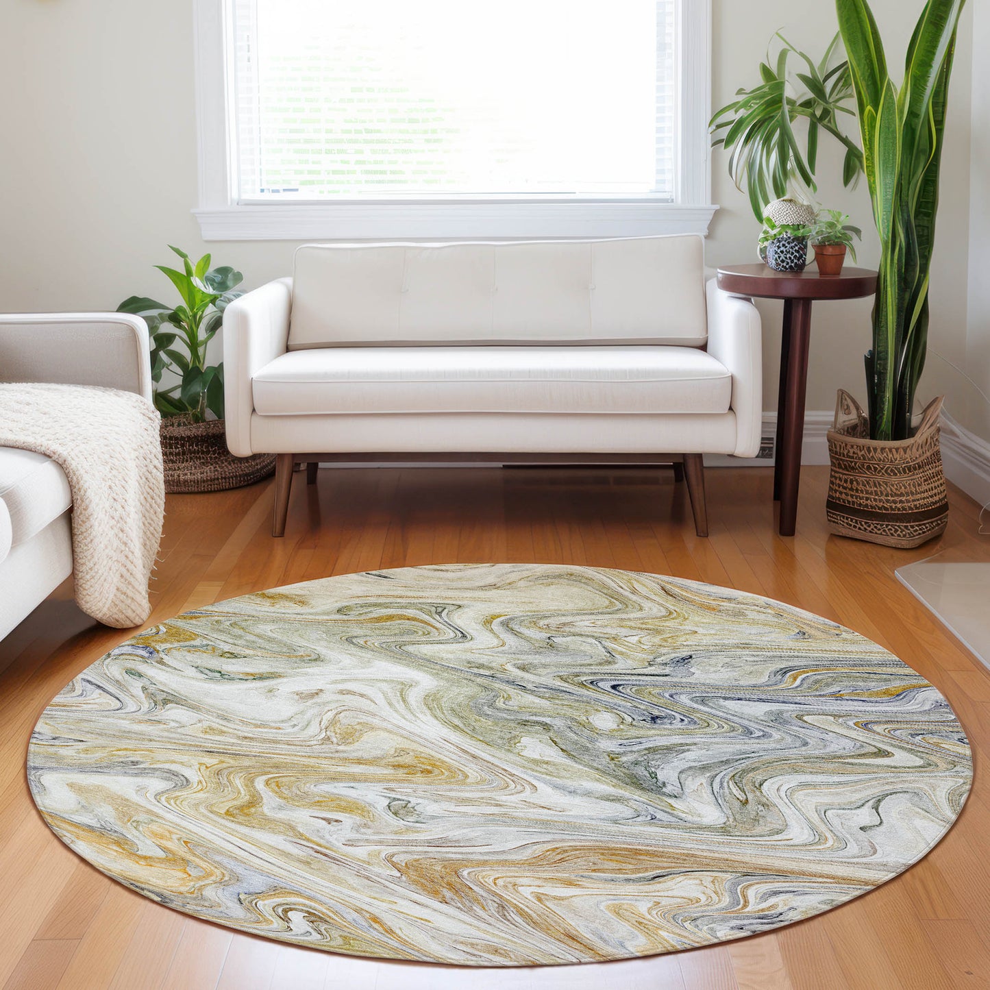Machine Made Ravenna RN8 Linen - Dalyn Rugs