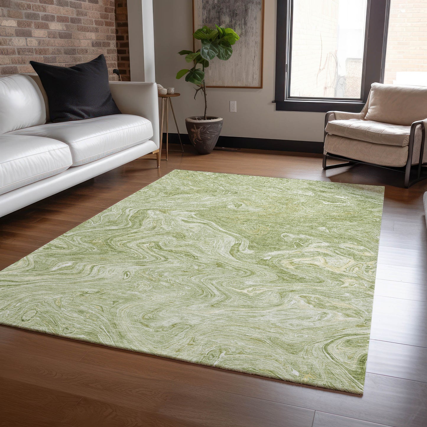Machine Made Ravenna RN8 Sage - Dalyn Rugs