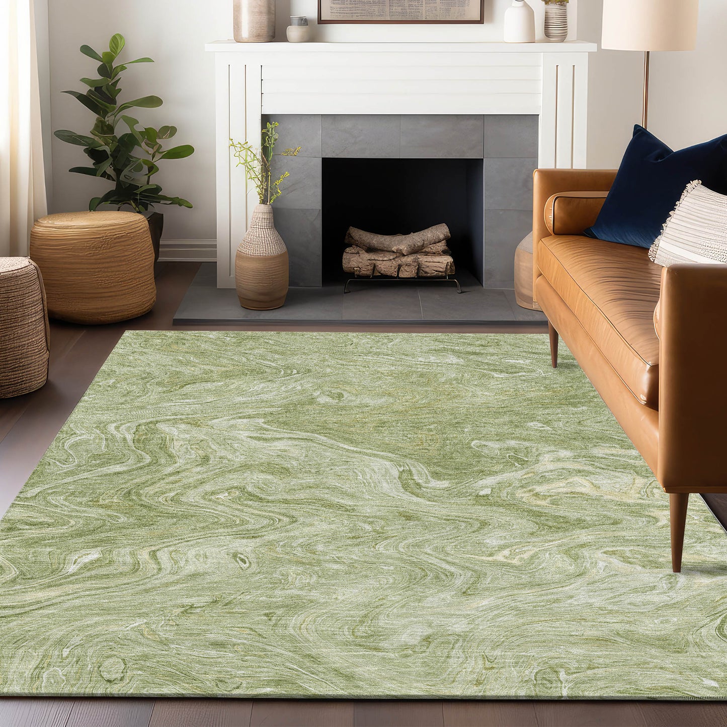 Machine Made Ravenna RN8 Sage - Dalyn Rugs