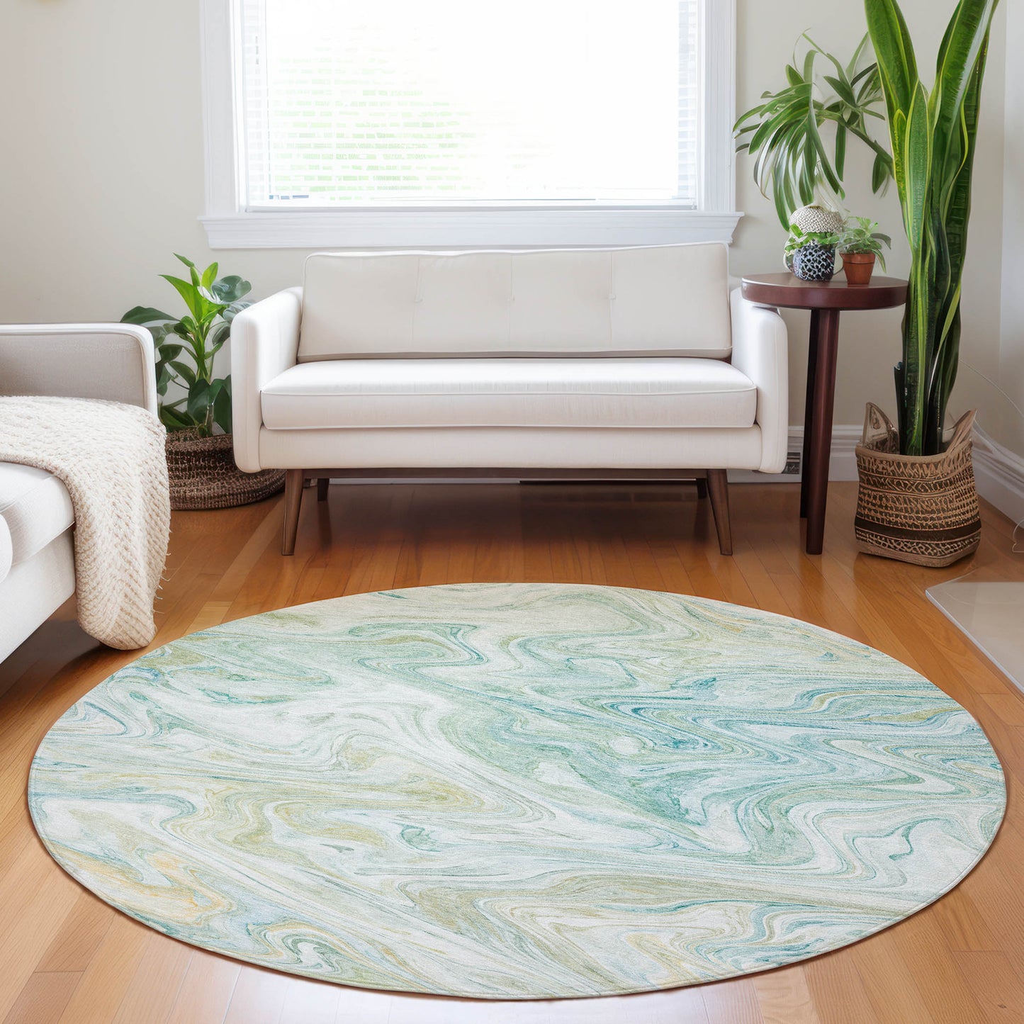 Machine Made Ravenna RN8 Sky - Dalyn Rugs
